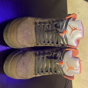 Jordan Sneakers in Black and Orange